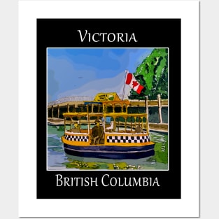 Adorable water taxis in Victoria British Columbia Posters and Art